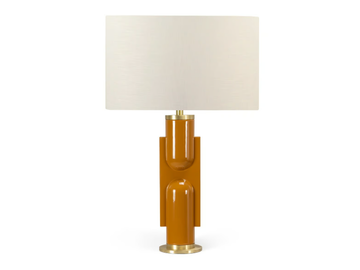 MUSK - Wooden table lamp with fabric shade by JOSÉ LEITE DE CASTRO - view 2